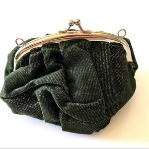 New sparkly cute emerald green mini bag 👛